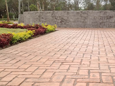 Pisos de concreto de colores